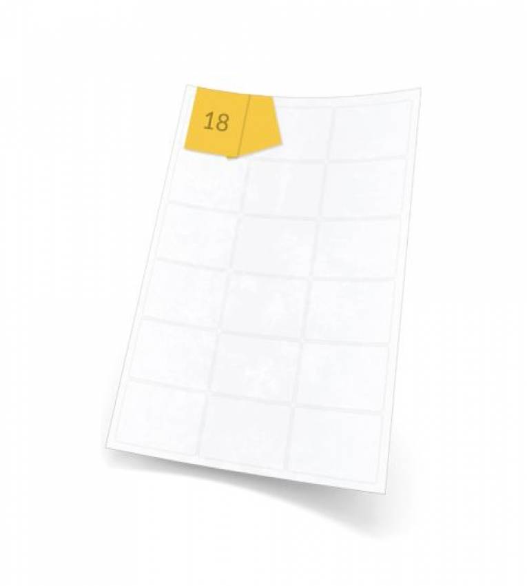 Étiquettes adhésives blanches pour Impression 100feuilles1800étiquette